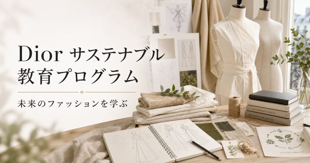Diorがサステナブルファッション教育プログラムを始動のアイキャッチ画像
